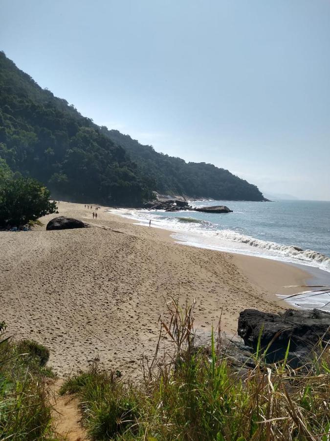Apartamento com piscina na Martim de Sá Caraguatatuba Exterior foto